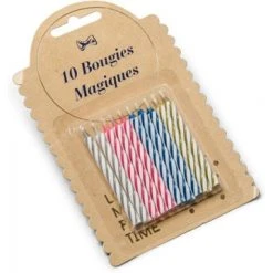 Lot De 10 Bougies Magiques Anniversaire 6 Cm