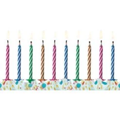 Lot De 6 Bougies Anniversaire Magique 6 Cm