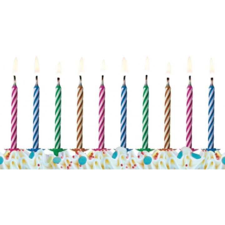Lot De 6 Bougies Anniversaire Magique 6 Cm 1 Lot De 6 Bougies Anniversaire Magique 6 Cm