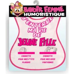 Bavoir Enterrement De Vie De Jeune Fille