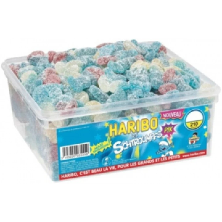 Boîte De Bonbons Schtroumpfs Pik Haribo 1 Boîte De Bonbons Schtroumpfs Pik Haribo