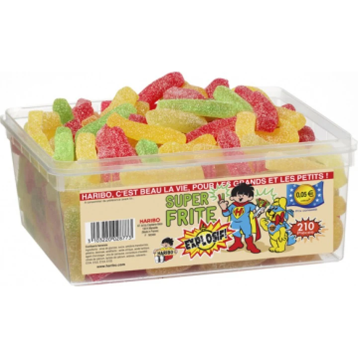 Boîte De Bonbons Super Frite Haribo 1 Boîte De Bonbons Super Frite Haribo