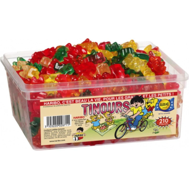 Boîte De Bonbons Tinours Haribo 1 Boîte De Bonbons Tinours Haribo