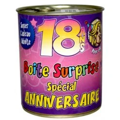 Boîte Surprise Anniversaire Femme 18 Ans