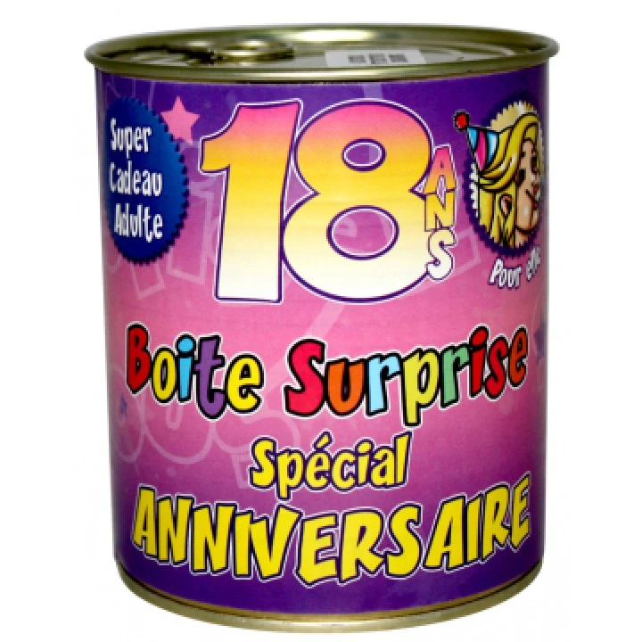 Boîte Surprise Anniversaire Femme 18 Ans 1 Boîte Surprise Anniversaire Femme 18 Ans