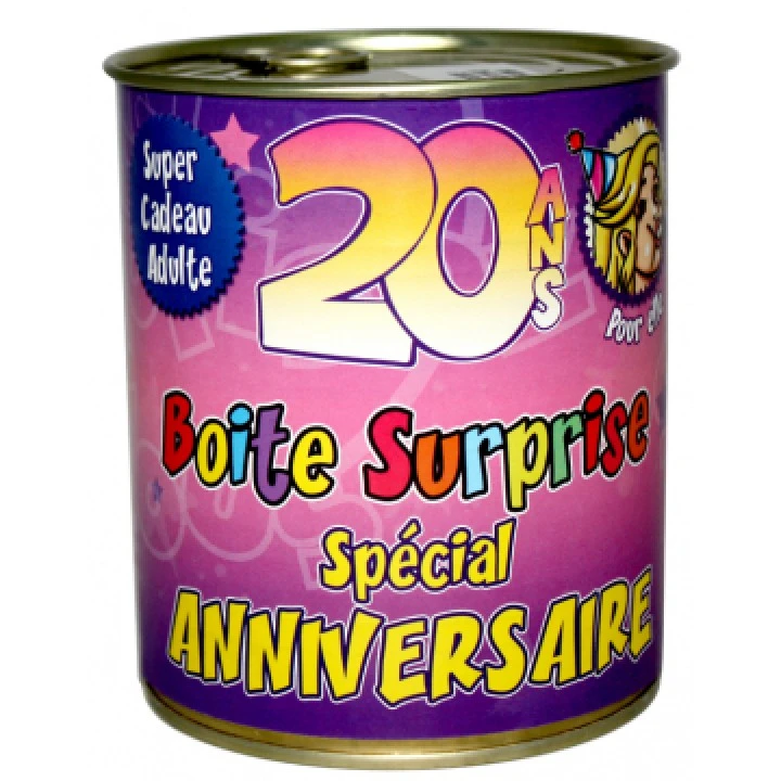 Boîte Surprise Anniversaire Femme 20 Ans 1 Boîte Surprise Anniversaire Femme 20 Ans