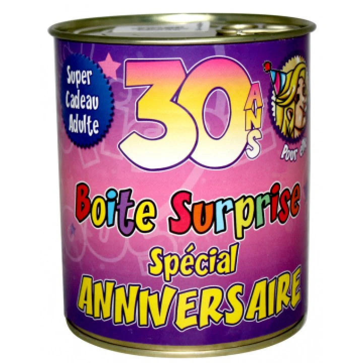 Boîte Surprise Anniversaire Femme 30 Ans 1 Boîte Surprise Anniversaire Femme 30 Ans