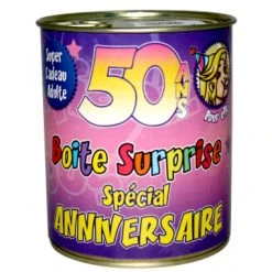 Boîte Surprise Anniversaire Femme 50 Ans