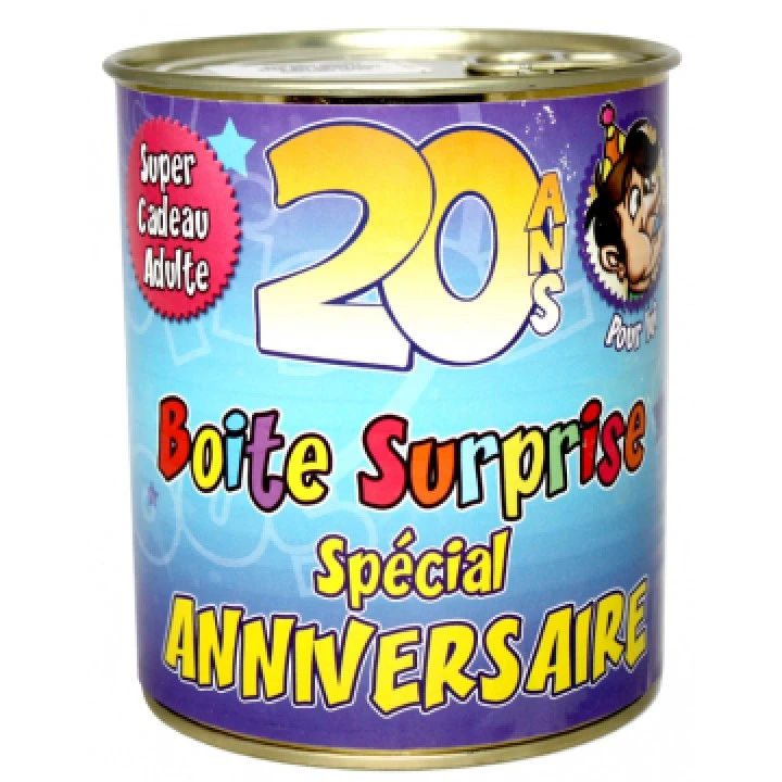 Boîte Surprise Anniversaire Homme 20 Ans 1 Boîte Surprise Anniversaire Homme 20 Ans