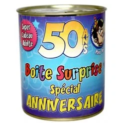 Boîte Surprise Anniversaire Homme 50 Ans