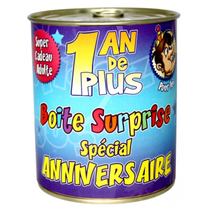 Boîte Surprise Anniversaire Homme Tout âge 1 Boîte Surprise Anniversaire Homme Tout âge