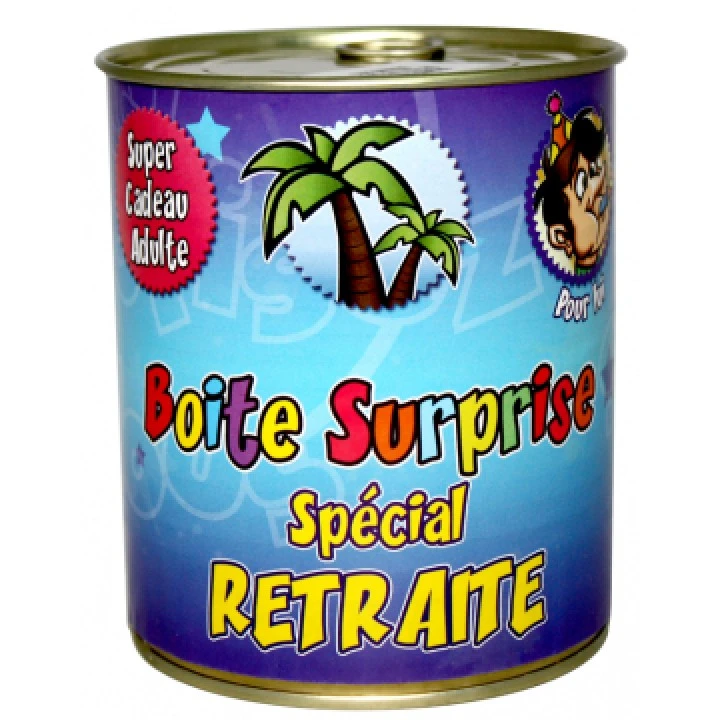 Boîte Surprise Retraite Homme 1 Boîte Surprise Retraite Homme