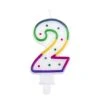 Bougie Anniversaire Chiffre 2