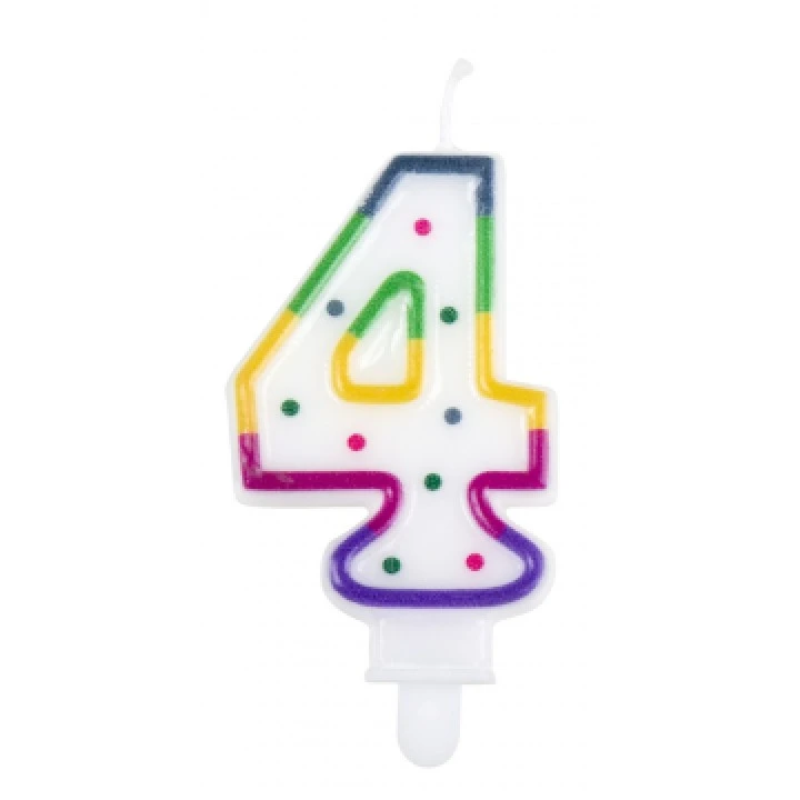 Bougie Anniversaire Chiffre 4 1 Bougie Anniversaire Chiffre 4