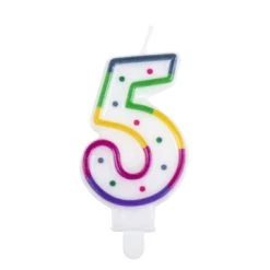 Bougie Anniversaire Chiffre 5