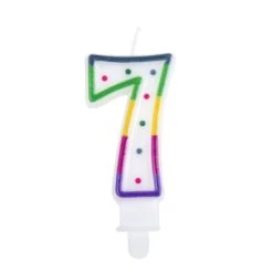 Bougie Anniversaire Chiffre 7