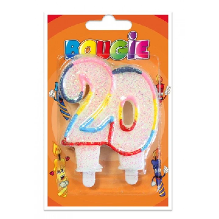 Bougie Chiffre 20 1 Bougie Chiffre 20