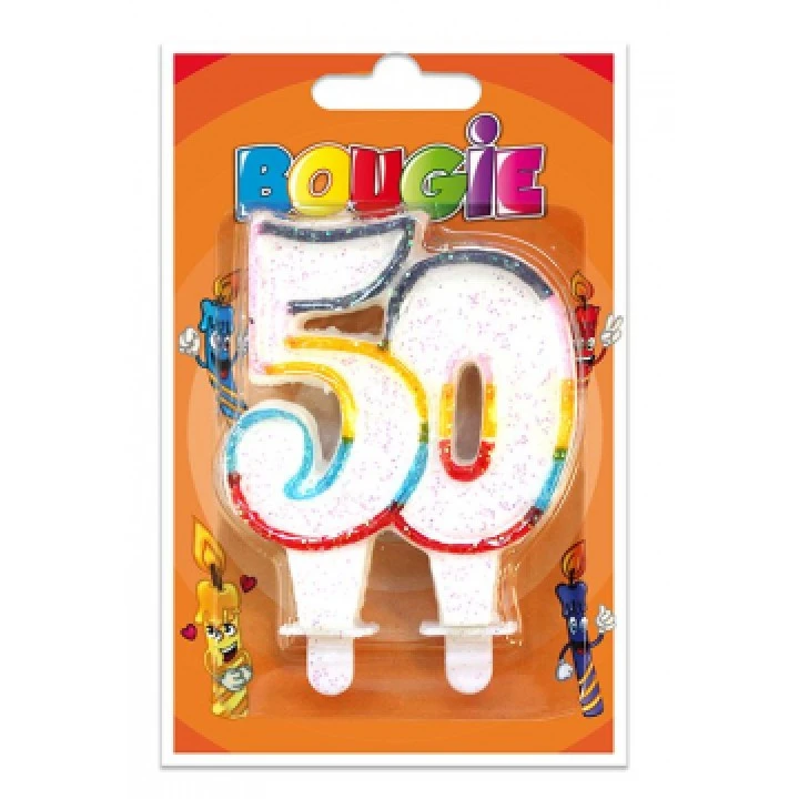 Bougie Chiffre 50 1 Bougie Chiffre 50
