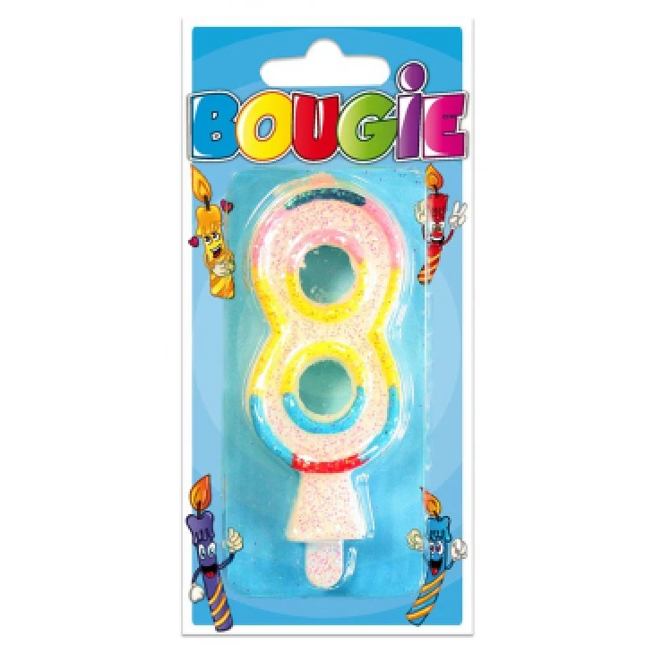 Bougie Chiffre 8 1 Bougie Chiffre 8