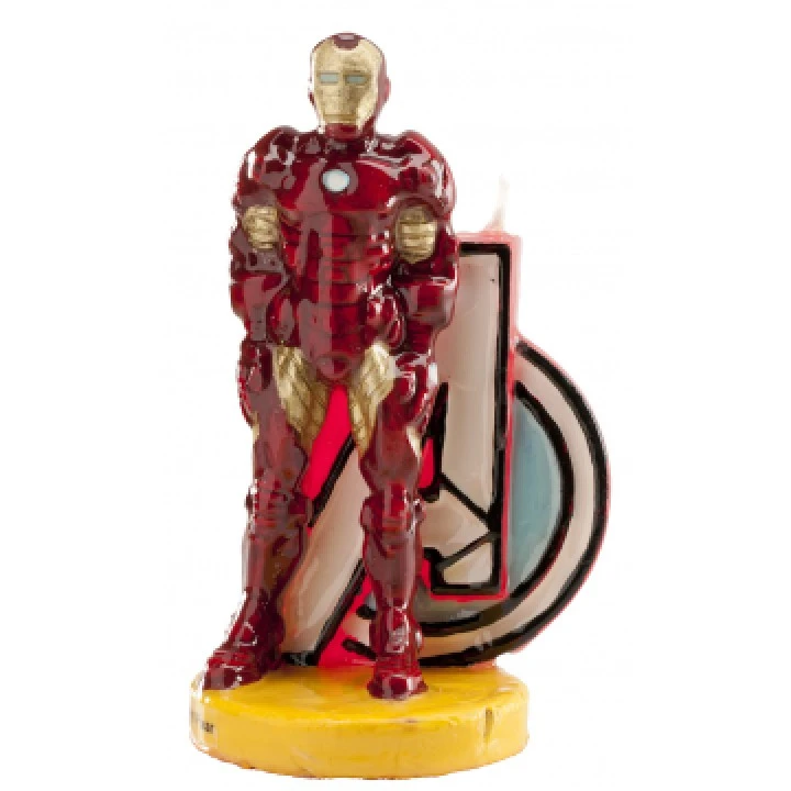 Bougie Iron Man 9,5 Cm 1 Bougie Iron Man 9,5 Cm