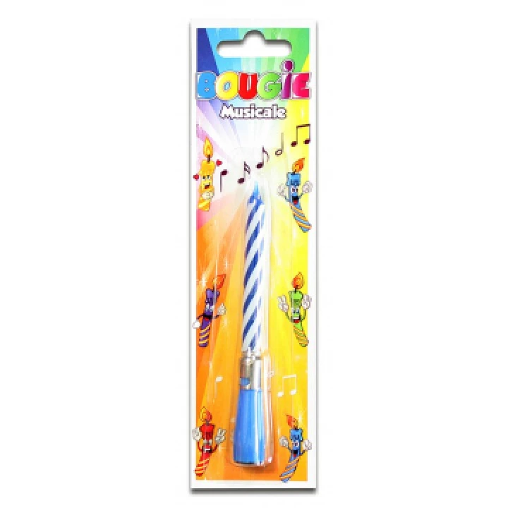 Bougie Musicale Bleue 1 Bougie Musicale Bleue