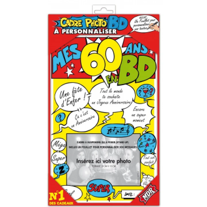 Cadre Photo BD 60 Ans 1 Cadre Photo BD 60 Ans