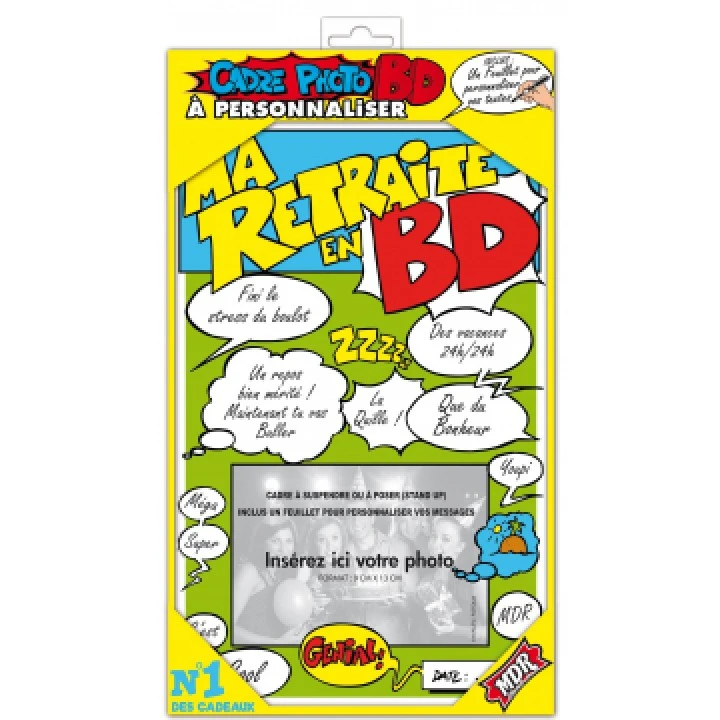 Cadre Photo BD Vive La Retraite 1 Cadre Photo BD Vive La Retraite