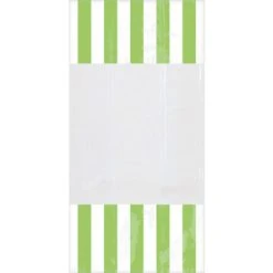 Lot De 10 Sachets Rayés Kiwi