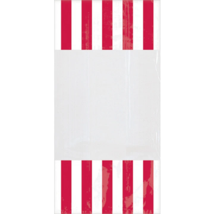 Lot De 10 Sachets Rayés Rouge 1 Lot De 10 Sachets Rayés Rouge