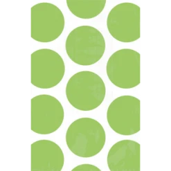 Lot De 10 Sachets Transparent à Pois Kiwi