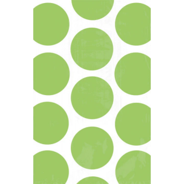 Lot De 10 Sachets Transparent à Pois Kiwi 1 Lot De 10 Sachets Transparent à Pois Kiwi