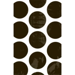 Lot De 10 Sachets Transparent à Pois Noirs