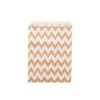 Lot De 24 Sachets Chevron Corail En Papier 13 X 18 Cm
