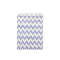 Lot De 24 Sachets Chevron Lavande En Papier 13 X 18 Cm