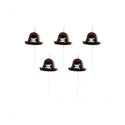 Lot De 5 Bougies Pirate