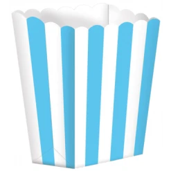 Lot De 5 Boîtes Popcorn Bleu
