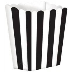 Lot De 5 Boîtes Popcorn Noir