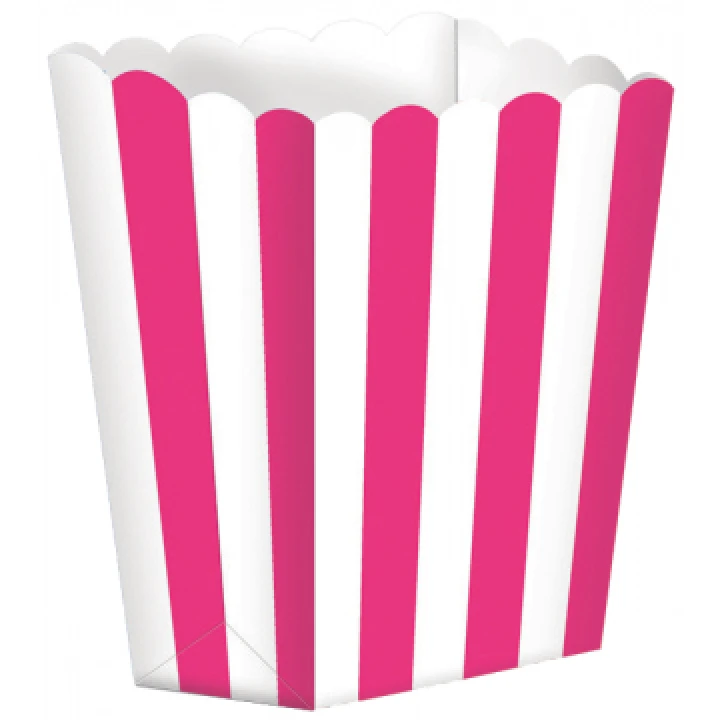 Lot De 5 Boîtes Popcorn Rose 1 Lot De 5 Boîtes Popcorn Rose