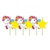 Lot De 6 Bougies Licorne