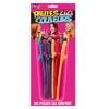Lot De 6 Pailles Zizi Couleur
