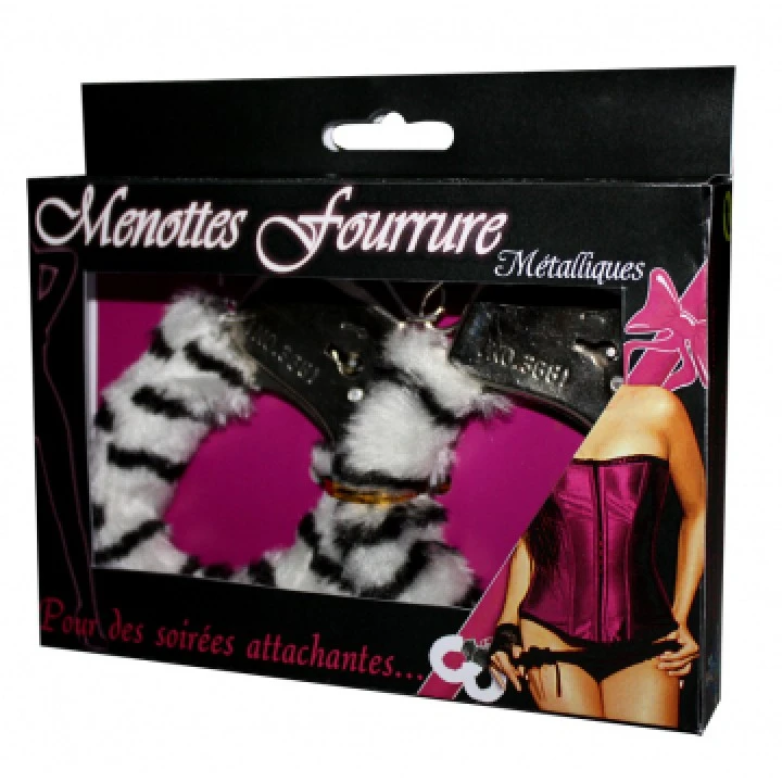 Paire De Menottes Fourrure 1 Paire De Menottes Fourrure