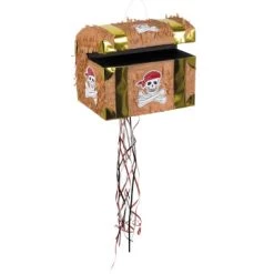 Pinata Coffre De Pirate 30 X 26 Cm