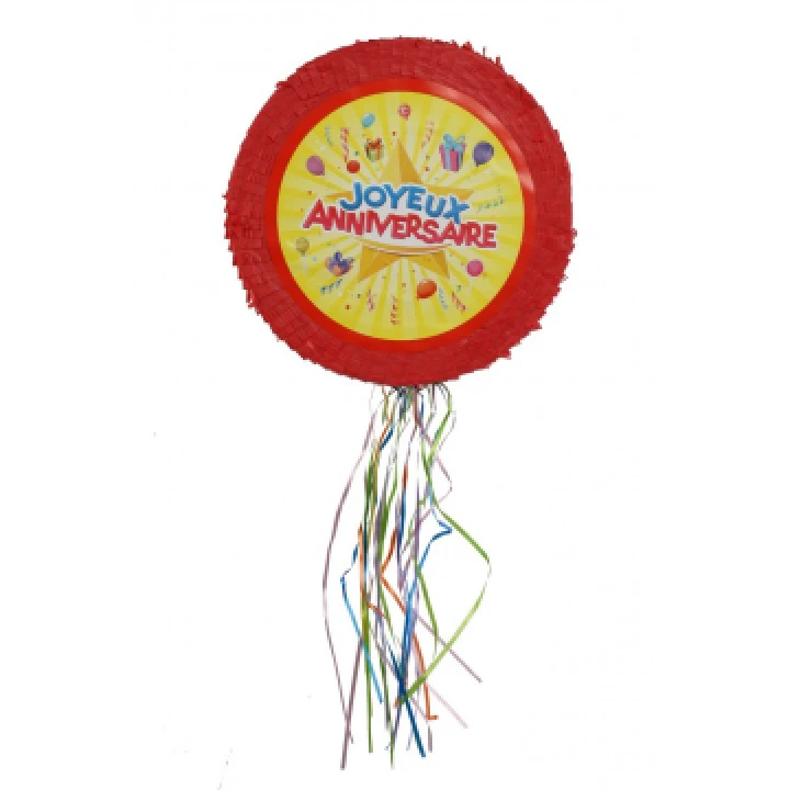 Pinata Joyeux Anniversaire D 50 Cm 1 Pinata Joyeux Anniversaire D 50 Cm