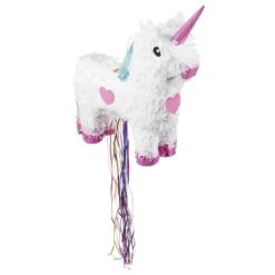 Pinata Licorne Blanche 47 X 39 Cm