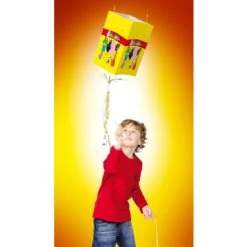 Devant -BOUGIES ANNIVERSAIRE Magasin pinata souple barbapapa 58296Jaune 2