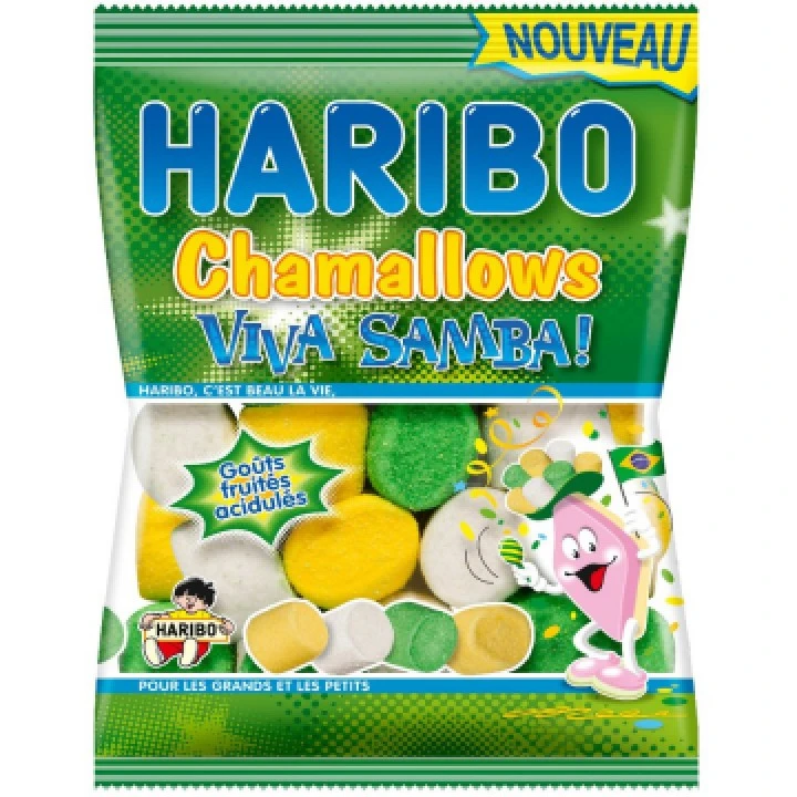 Sachet Bonbons Chamallow Viva Samba Haribo 100 G 1 Sachet Bonbons Chamallow Viva Samba Haribo 100 G