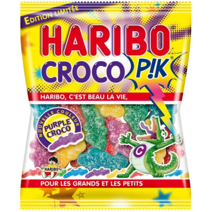 Sachet Bonbons Croco Pik Haribo 120 G 1 Sachet Bonbons Croco Pik Haribo 120 G