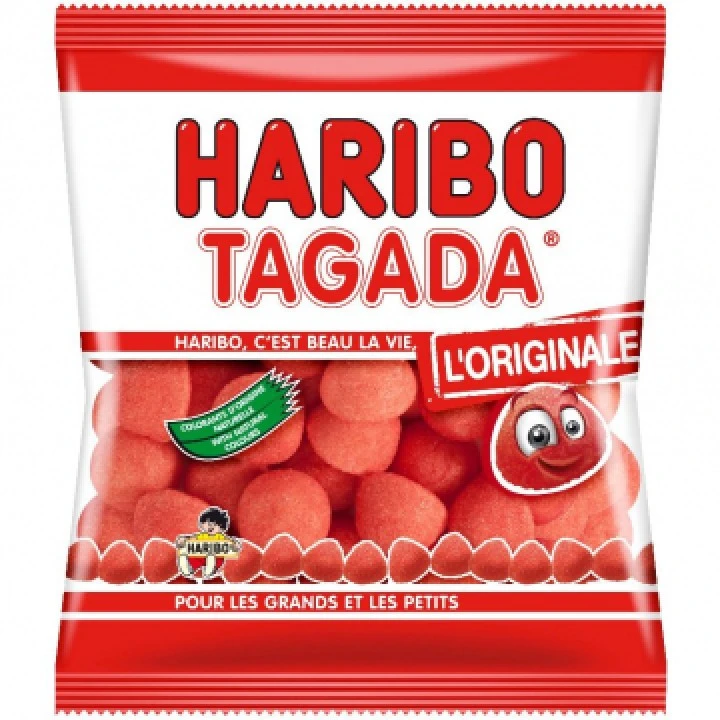Sachet Bonbons Tagada Haribo 120 G 1 Sachet Bonbons Tagada Haribo 120 G