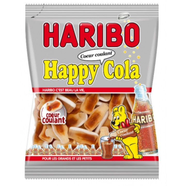 Sachet De Bonbons Cola Cœur Coulant Haribo 100 G 1 Sachet De Bonbons Cola Cœur Coulant Haribo 100 G
