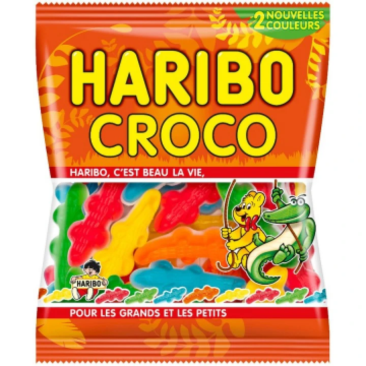 Sachet De Bonbons Croco Haribo 120 G 1 Sachet De Bonbons Croco Haribo 120 G